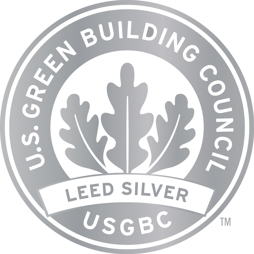 SILVER Certified LEED logo